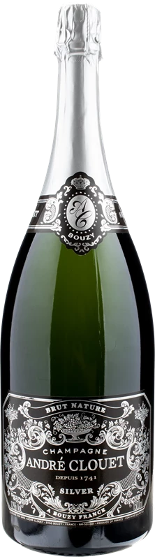 Fronte Andre Clouet Champagne Silver Brut Nature Magnum