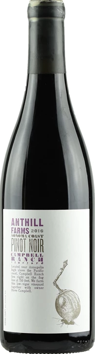 Vorderseite Anthill Farms Campbell Ranch Vineyard Pinot Noir 2016
