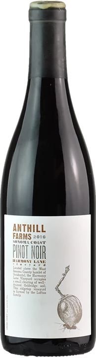 Vorderseite Anthill Farms Winery Harmony Lane Vineyard Pinot Noir 2016