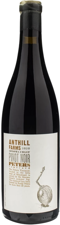 Vorderseite Anthill Farms Winery Peters Vineyard Pinot Noir Sonoma Coast 2020