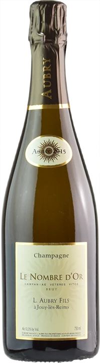 Front Aubry Champagne Le Nombre d'Or Brut 2015