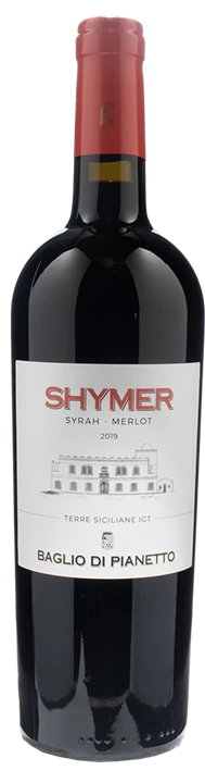 Front Baglio di Pianetto Syrah-Merlot Shymer 2019