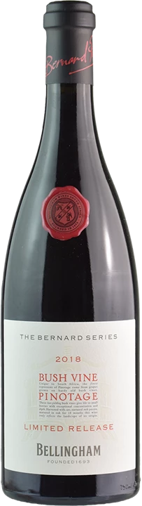 Vorderseite Bellingham The Bernard Series Bush Vine Pinotage Limited Release 2018