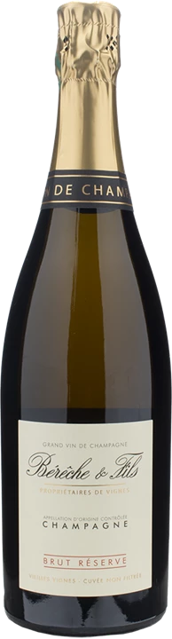 Front Bereche Champagne Brut Reserve Vieilles Vignes Cuvèe Non Filtrée