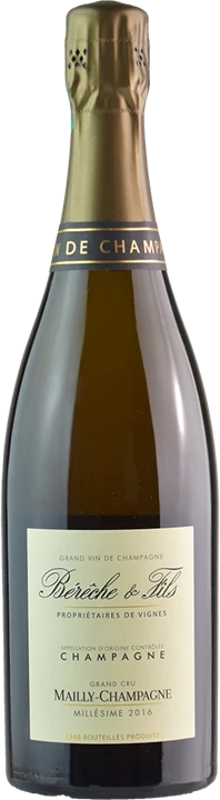 Front Bereche Champagne Grand Cru Mailly Millesime Extra Brut 2016