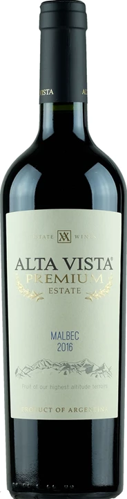 Front Bodega Alta Vista Malbec Premium 2016