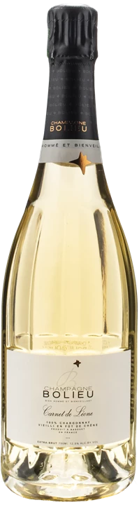 Vorderseite Bolieu Champagne Cuvée Carnet de Léone Extra Brut