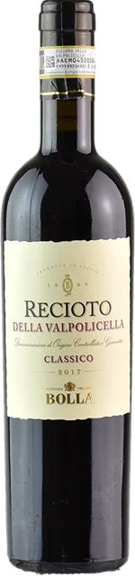 Front Bolla Recioto Valpolicella 0.5L 2017