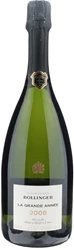 Bollinger Champagne La Grande Année Brut 2008