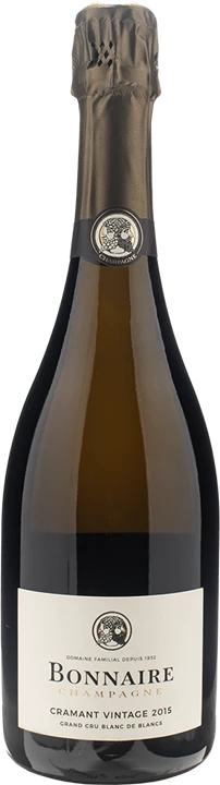 Vorderseite Bonnaire Champagne Grand Cru Blanc de Blancs Cramant Vintage Extra Brut 2015