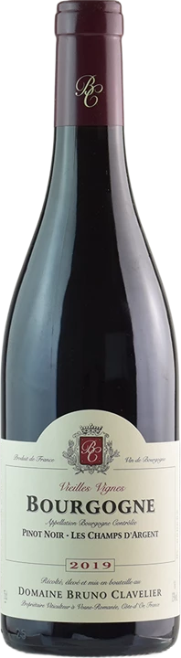Fronte Bruno Clavelier Bourgogne Pinot Noir Les Champ D'Argent 2019