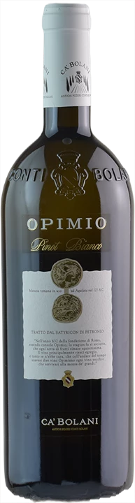 Fronte Cà Bolani Pinot Bianco Opimio 2018