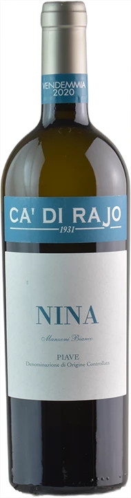 Vorderseite Ca' di Rajo Manzoni Bianco 6.0.13 Nina 2020