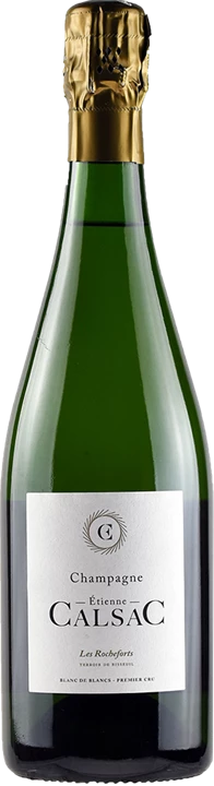 Vorderseite Calsac Champagne 1er Cru Blanc de Blanc Les Rocheforts Extra Brut