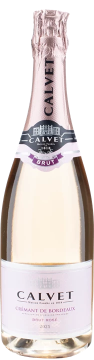 Front Calvet Cremant de Bordeaux Brut Rosé 2021