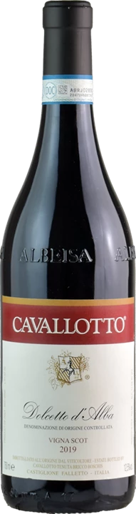 Front Cavallotto Dolcetto d'Alba Vigna Scot 2019
