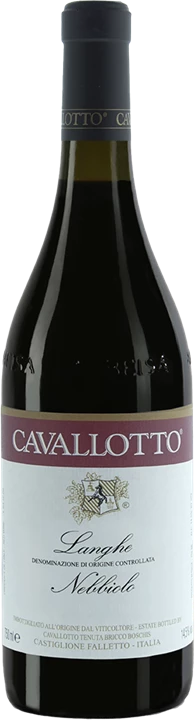 Front Cavallotto Langhe Nebbiolo 2019
