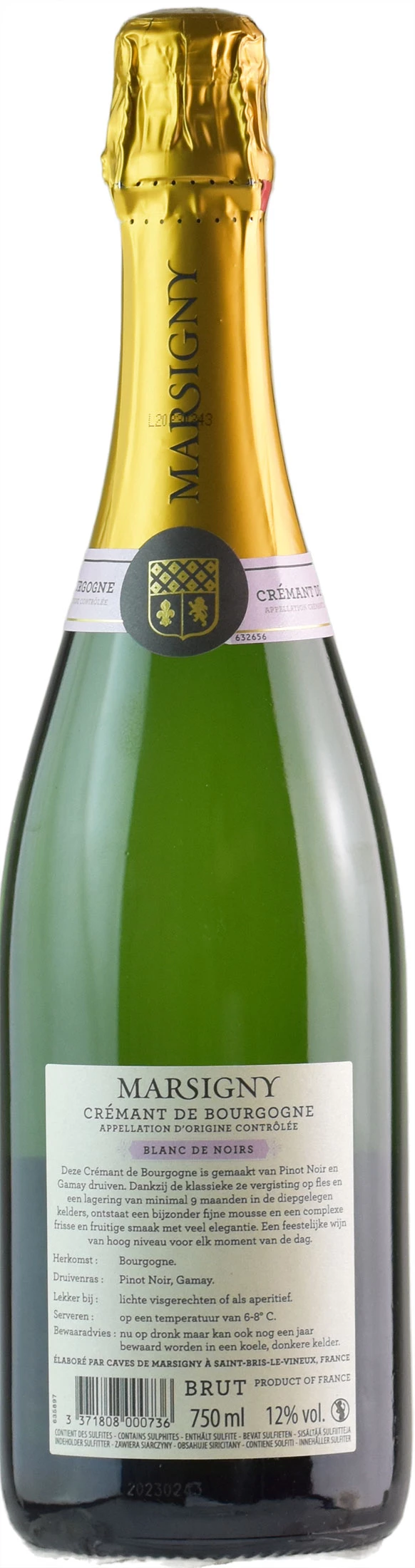 Caves de marsigny cremant de bourgogne blanc de noirs xtrawine IT Caves de marsigny cremant de bourgogne blanc de noirs xtrawine IT