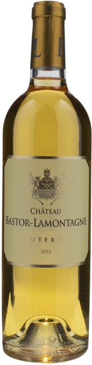 Front Chateau Bastor Lamontagne Sauternes 2012