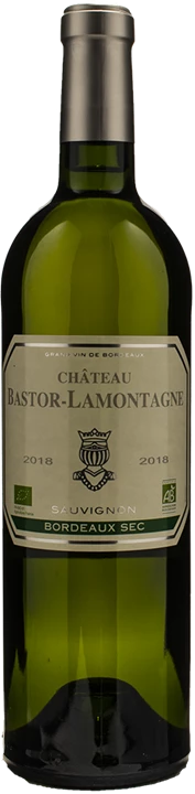 Vorderseite Chateau Bastor Lamontagne Sauvignon Bordeaux Sec 2018