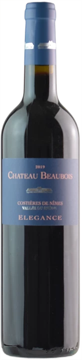 Front Chateau Beaubois Costieres de Nimes Rouge Elegance 2019