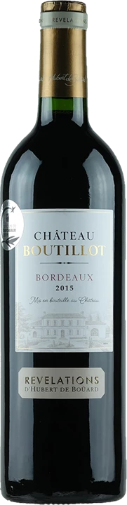 Front Chateau Boutillot Bordeaux Rouge 2015