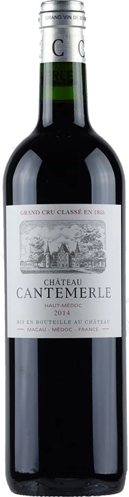 Front Chateau Cantemerle Haut Medoc Rouge 2014