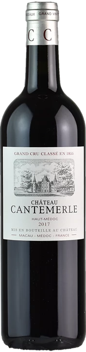 Vorderseite Chateau Cantemerle Haut Medoc Rouge 2017