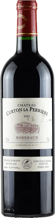Vorderseite Chateau Curton la Perriere Bordeaux 2001