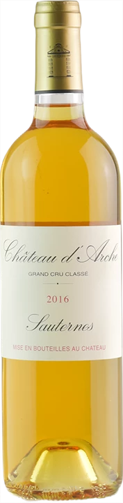 Vorderseite Chateau d'Arche Grand Cru Classé de Sauternes 2016