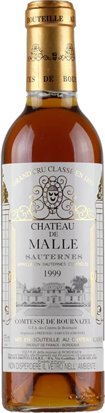 Adelante Chateau de Malle Sauternes 0.375L 1999