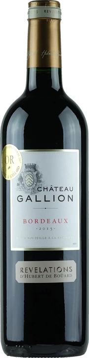 Front Chateau Gallion Bordeaux Rouge 2015