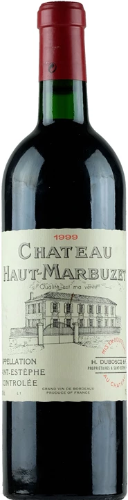 Vorderseite Chateau Haut Marbuzet 1999