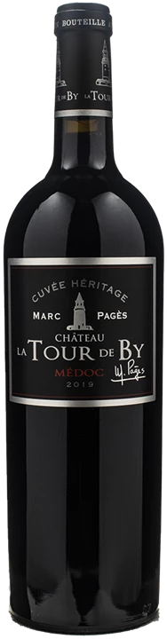 Fronte Chateau La Tour de By Mèdoc Marc Pagès Cuvèe Hèritage 2019