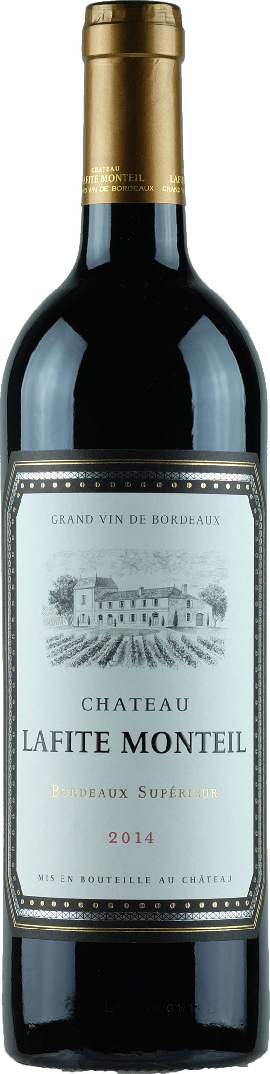 Chateau lafite monteil bordeaux superiore 2014 - xtrawine.com