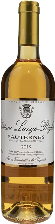 Vorderseite Chateau Lange-Reglat Sauternes 2019