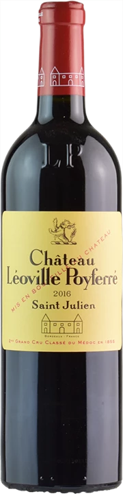 Front Chateau Leoville Poyferre Saint Julien 2nd Grand Cru Classé Du Medoc 2016
