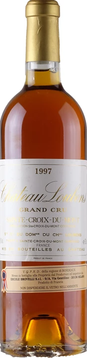 Vorderseite Château Loubens Sainte Croix du Mont Grand Cru 1997
