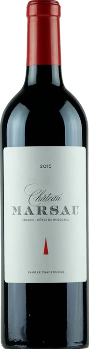 Vorderseite Chateau Marsau Francs Côtes de Bordeaux 2015