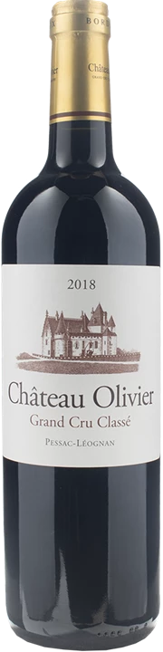 Fronte Chateau Olivier Pessac Leognan Gran Cru Classé Rouge 2018