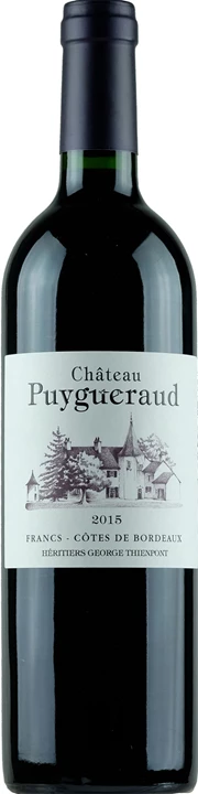 Vorderseite Chateau Puygueraud Francs-Cotes de Bordeaux Rouge 2015