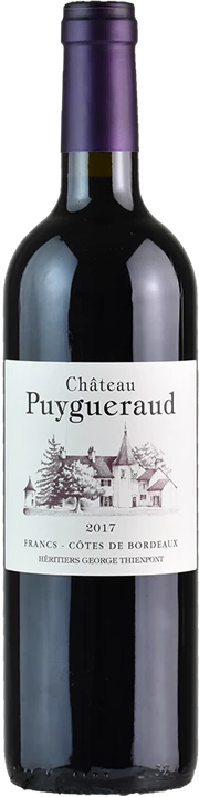 Front Chateau Puygueraud Francs-Cotes de Bordeaux Rouge 2017