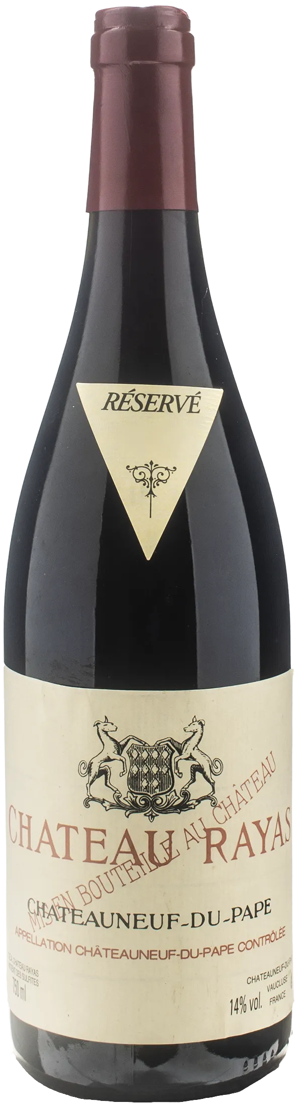 Chateau rayas châteauneuf du pape rouge reserve 2010 xtrawine com