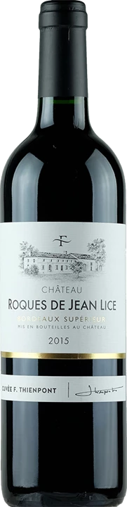 Vorderseite Chateau Roques de Jean Lice Bordeaux Superieur Rouge 2015