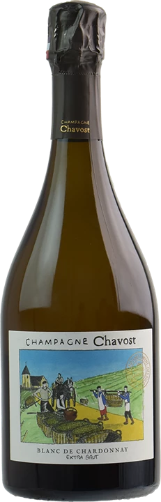 Vorderseite Chavost Champagne Blanc de Chardonnay Extra Brut