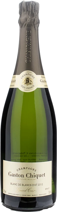 Vorderseite Chiquet Champagne Grand Cru Blanc de Blanc d'Ay Brut 2012