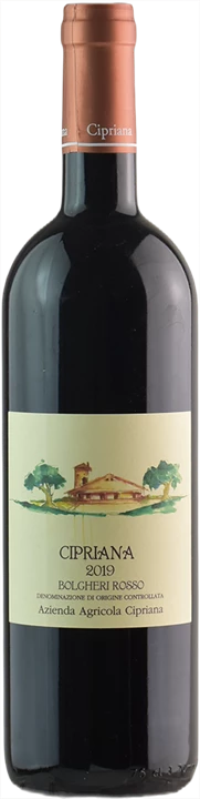 Front Cipriana Bolgheri Rosso 2019