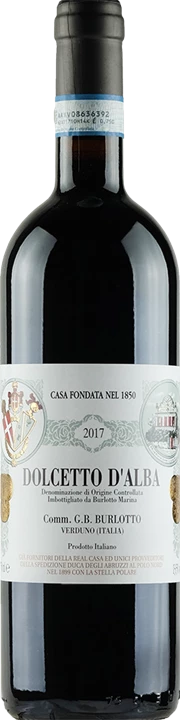 Front Comm. G. B. Burlotto Dolcetto 2017