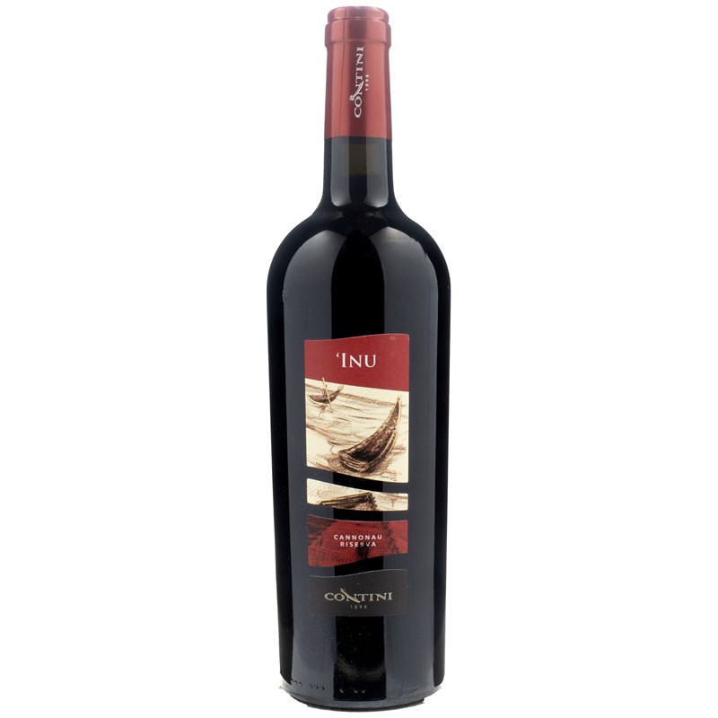 contini cannonau inu riserva 2018, rosso