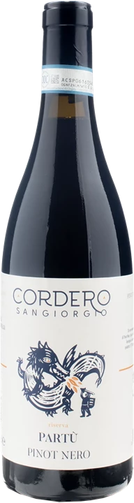 Fronte Cordero San Giorgio Pinot Nero Partù Riserva 2021